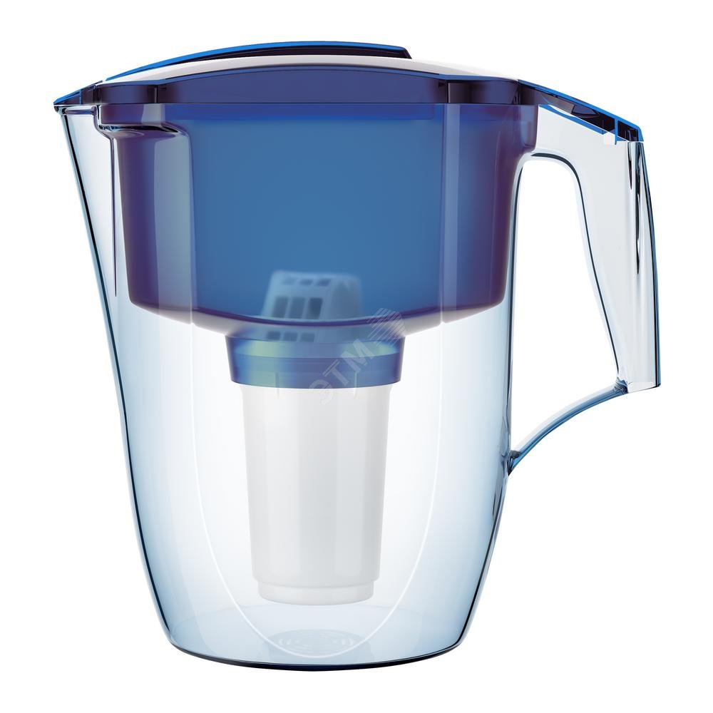 Изображение товара Фильтр-кувшин Аквафор Гарри P42А5N синий 1,9 л для очистки воды