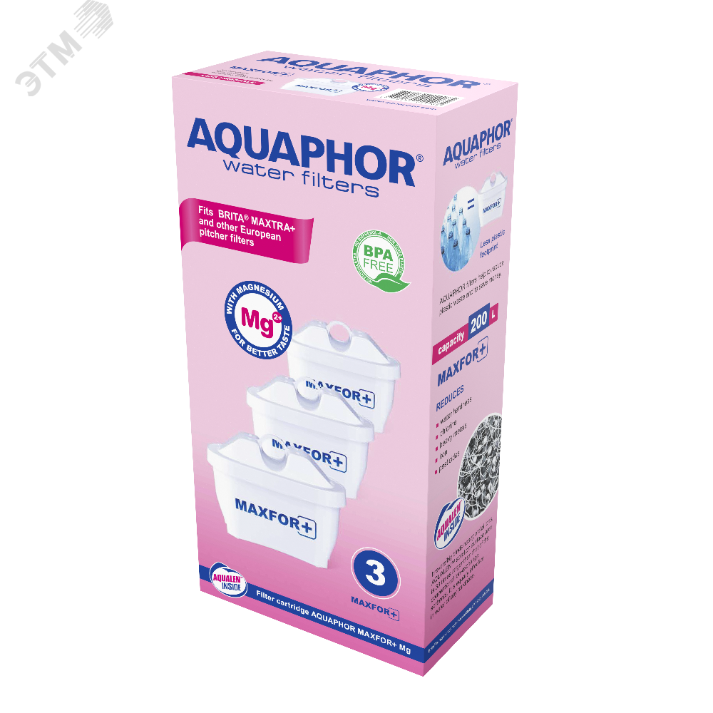 Изображение товара Комплект сменных модулей Максфор+ Mg для фильтрации воды 3 шт