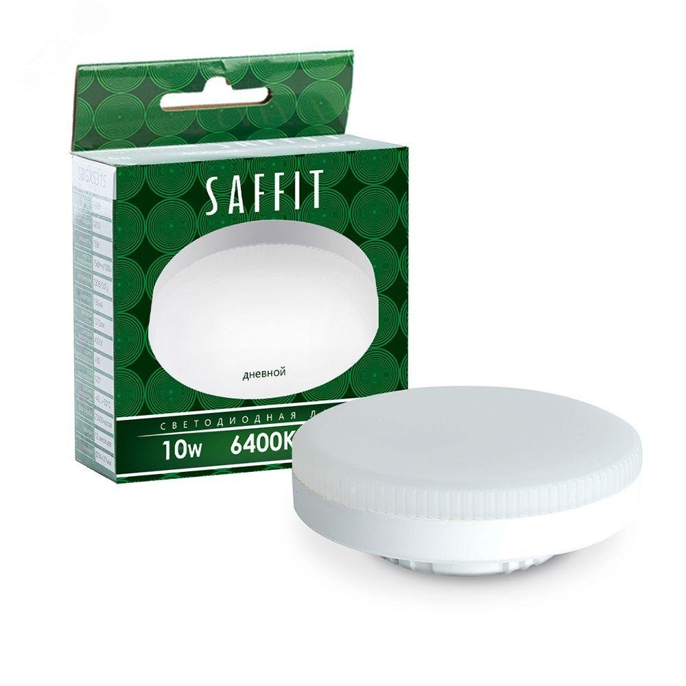 Изображение товара Светодиодная лампа GX53 10Вт холодный свет матовая SAFFIT
