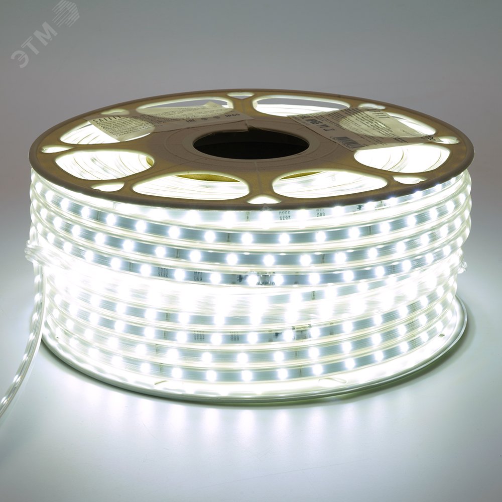 Изображение товара Лента светодиодная 6Вт/м 220В 6500К IP65 60LED/м SAFFIT
