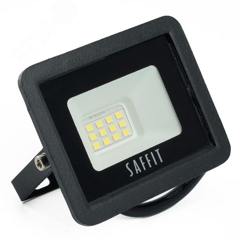 Прожектор светодиодный ДО-10w 6400К 900 Лм IP65 черный - фото 1