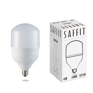 Лампа светодиодная LED 40вт E27 дневной SBHP1040 SAFFIT