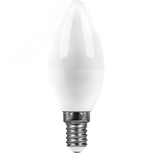 Лампа светодиодная LED 11вт E14 дневной матовая свеча