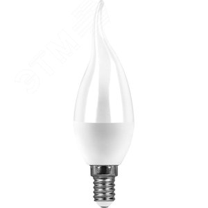 Лампа светодиодная LED 13вт Е14 дневной матовая свеча на ветру SBC3713 SAFFIT - 2