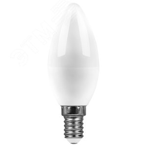 Лампа светодиодная LED 15вт Е14 дневной матовая свеча