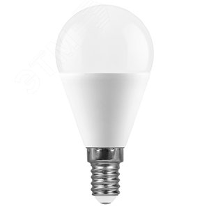 Лампа светодиодная LED 15вт Е14 теплый матовый шар