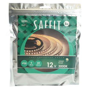 Лента светодиодная 6Вт/м 12В 3000К IP20 60LED/м SST01 - фото 3