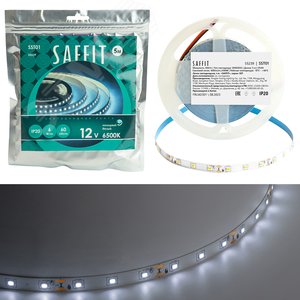 Лента светодиодная 6Вт/м 12В 6500К IP20 60LED/м SST01 - фото 1