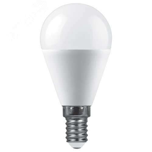 Лампа светодиодная LED 20вт Е14 дневной матовый шар - фото 1