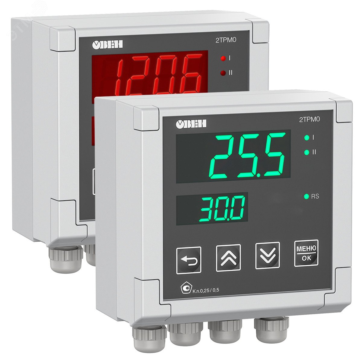 Изображение товара Многофункциональный измеритель 2ТРМ0-Щ2.У для промышленности с IP54