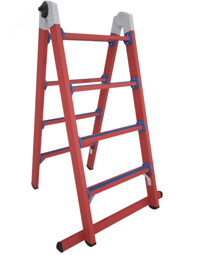 Изображение товара Лестница-стремянка стеклопластиковая трансформер мягкий грунт ЛСПТД-1,5МГ (шт)