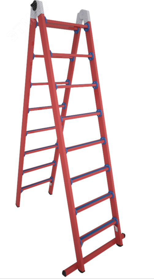 Изображение товара Лестница-стремянка стеклопластиковая трансформер мягкий грунт ЛСПТД-2,5 МГ (шт)