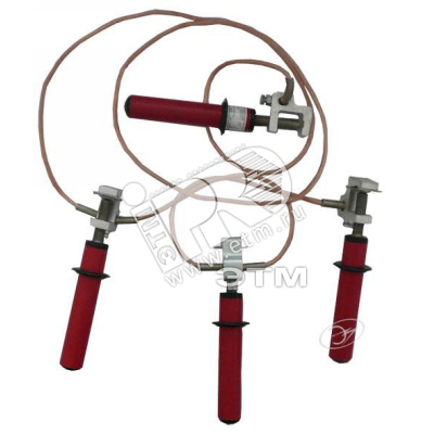 Изображение товара Заземление переносное ПЗРУ-1Н 3 шт 16 кв мм для электромонтажа и обслуживания