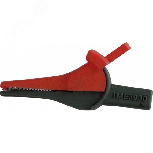 Изображение товара Зажим изолированный типа крокодил прямой крас ный (шт)