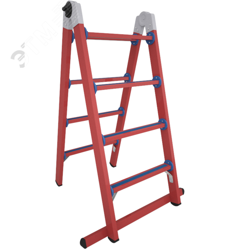 Изображение товара Лестница-стремянка стеклопластиковая трансформер мягкий грунт ЛСПТД-1,5МГ (шт)