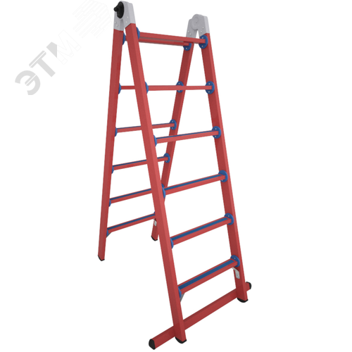 Изображение товара Лестница-стремянка стеклопластиковая трансформер мягкий грунт ЛСПТД-2,0 МГ (шт)