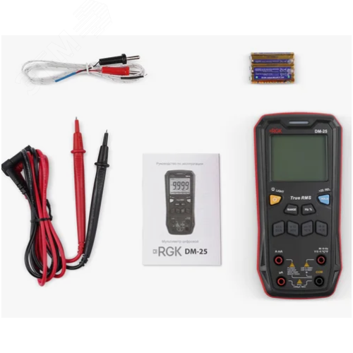 Изображение товара Мультиметр цифровой RGK DM-25 (шт)