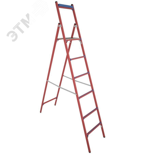 Изображение товара Стремянка стеклопластиковая диэлектрическая ССД-2,0 Т с симметричной опорой телком (шт)