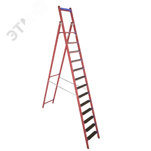 Изображение товара Стремянка стеклопластиковая диэлектрическая ССД-4,0 Е с симметричной опорой (шт)