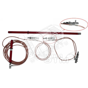 Изображение товара Заз.для ВЛ до 10кВ ЗПЛ-10 13.4м 25кв.мм 1штанга (шт)