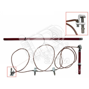 Изображение товара Заз.для РУ до 15кВ ЗПП-15 5м 70кв.мм 1 штанга (шт)