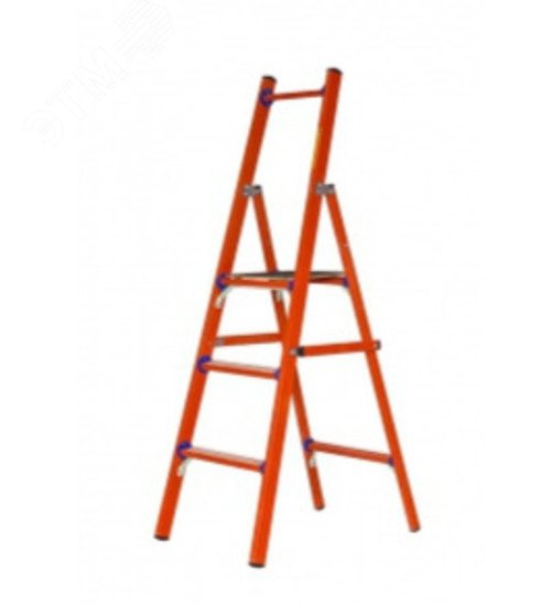 Изображение товара Стремянка стеклопластиковая ССД-2,0Е надежная диэлектрическая лестница для электросетей