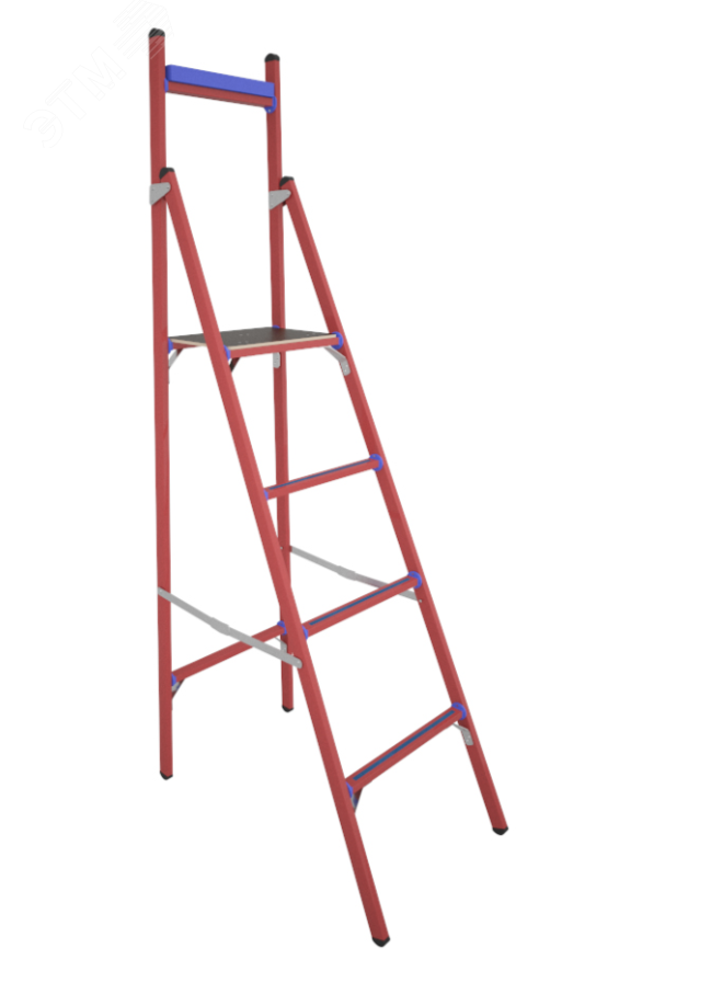 Изображение товара Стремянка стеклопластиковая диэлектрическая СВД-1,5 Т с вертикальной опорой телеком (шт)