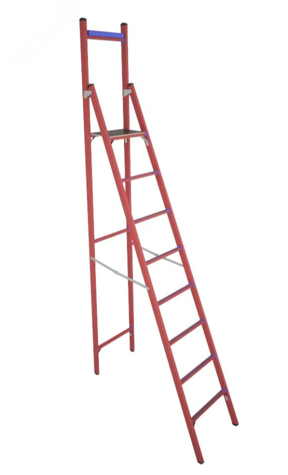 Изображение товара Стремянка стеклопластиковая диэлектрическая СВД-2,5 Е с вертикальной опорой (шт)