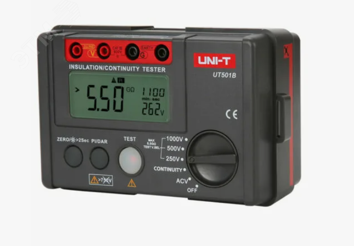 Изображение товара Цифровой измеритель сопротивления изоляции UT501B (шт)