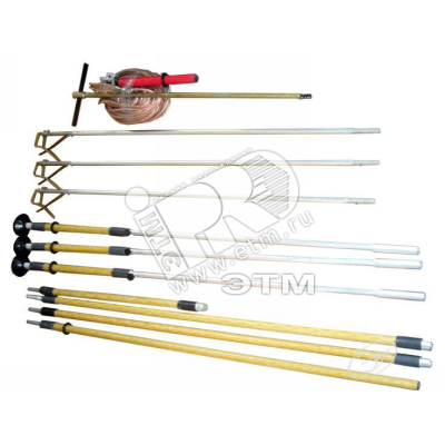 Изображение товара Заземление переносное ЗПЛ-10Н-1Ш для ВЛ 6-10 кВ