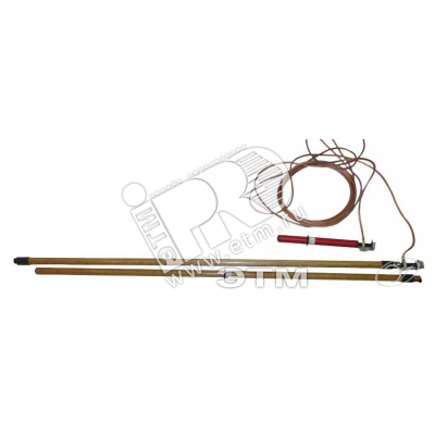 Изображение товара Заземление переносное ЗПЛ-220-1 15м 25квмм для ВЛ до 220 кВ