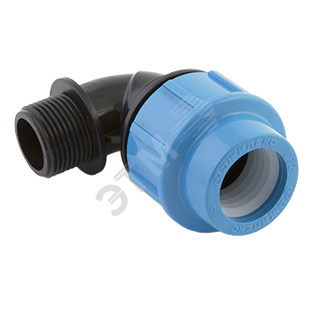 Изображение товара Отвод 32х1 П для труб ПНД герметичный монтаж без сварки