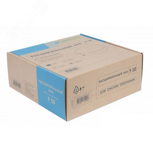 Бак расширительный плоского типа 10F, металлический фланец - фото 3