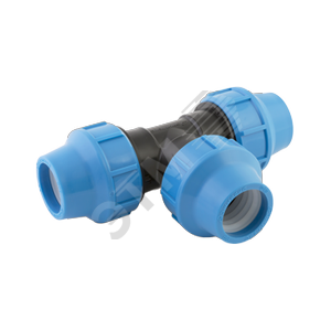 Тройник 40х40х40 для труб ПНД - фото 1