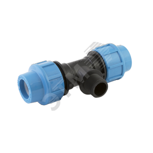 Тройник 25х3/4' Пх25 для труб ПНД - фото 1