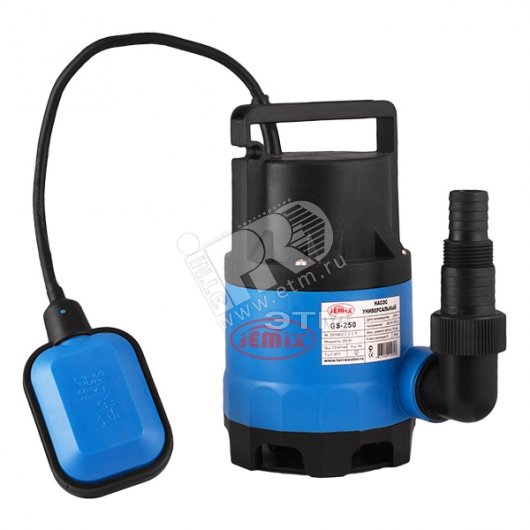 Насос дренажный МИНИ УНИВЕРСАЛ GSGP-250 (0.25КВт подъем 6м ...