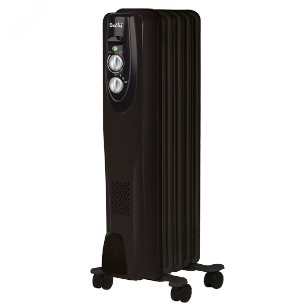 Изображение товара Масляный радиатор Ballu Classic black BOH/CL-05BRN 1000 5 секций