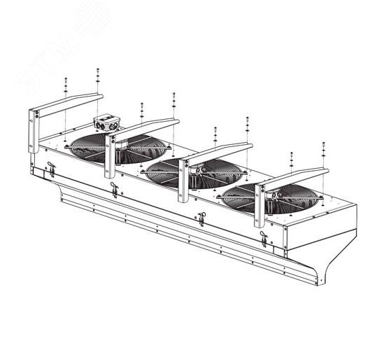 Изображение товара Кронштейн настенный для воздушно-тепловых завес Ballu Ultra регулируемый