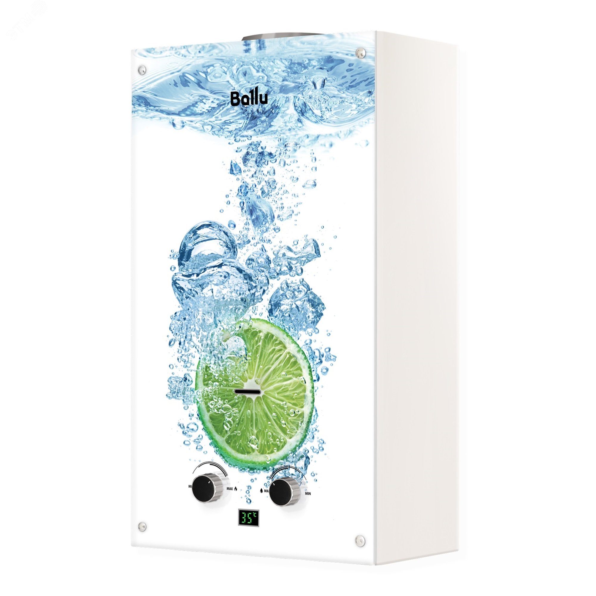 Изображение товара Газовый водонагреватель GWH 10 Fiery Glass Lime от Ballu