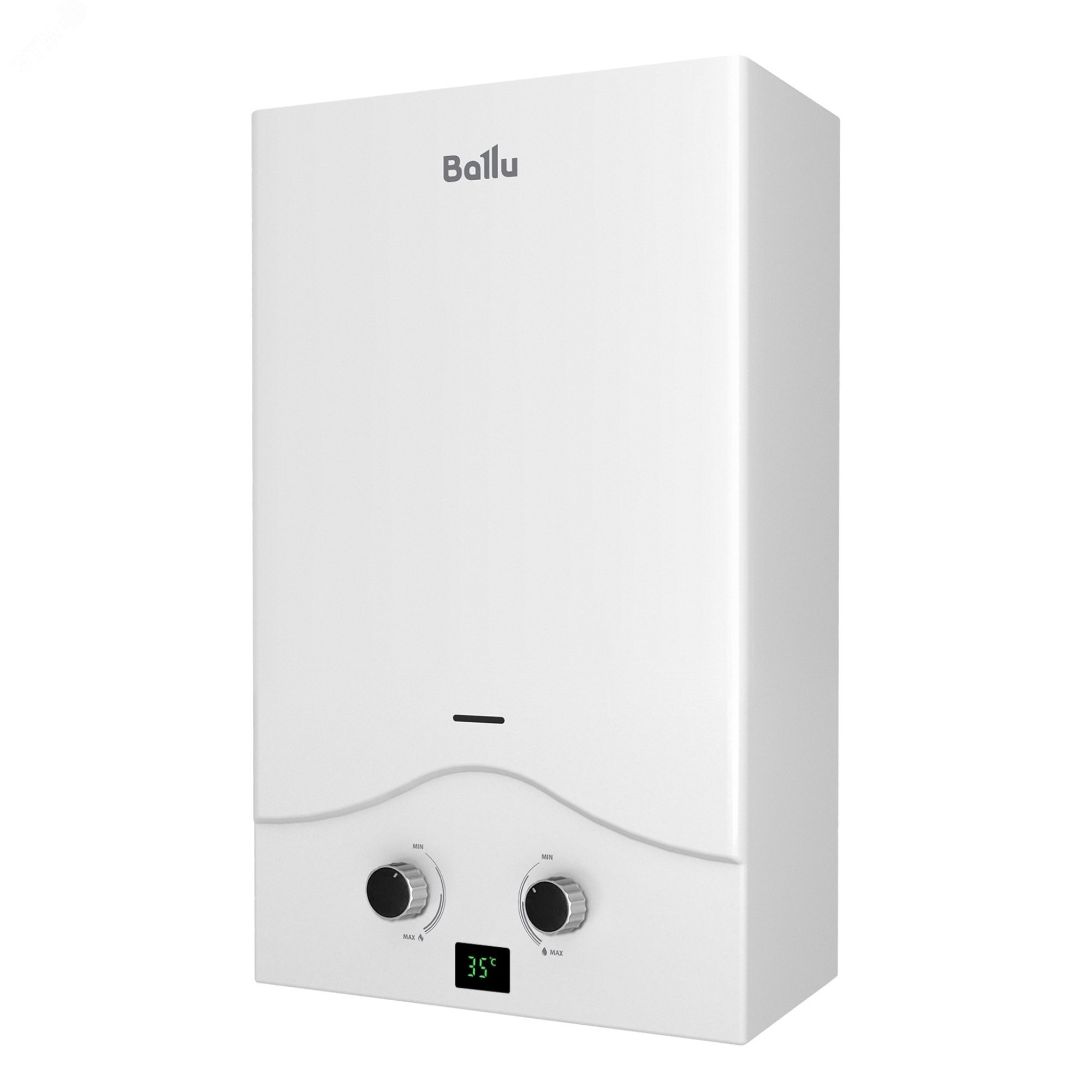 Изображение товара Газовый водонагреватель GWH 10 Vance от Ballu с теплообменником из меди