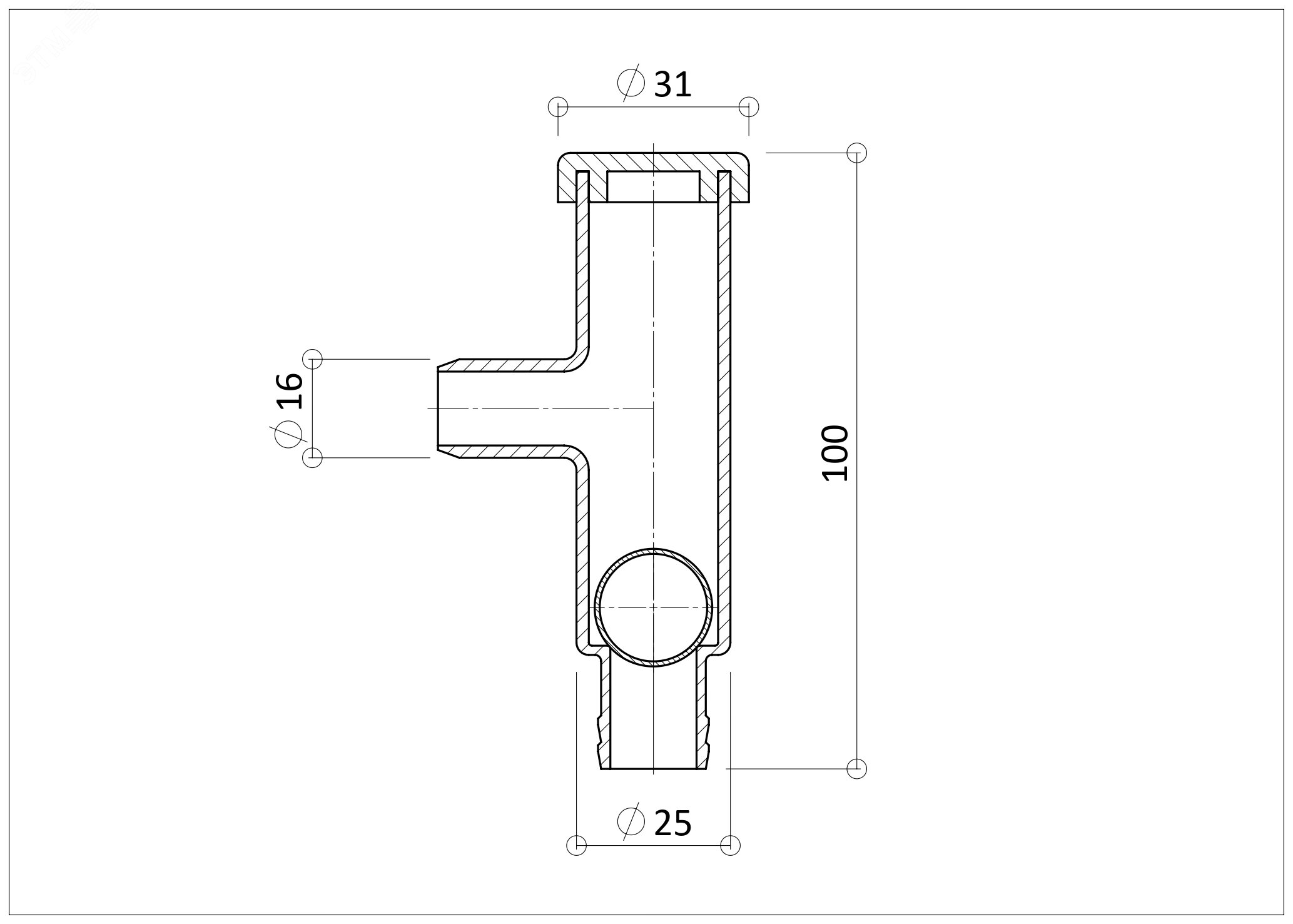 Сифон для отвода конденсата кондиционера RexFaber G-34/1 RG000321 Ballu - превью 3