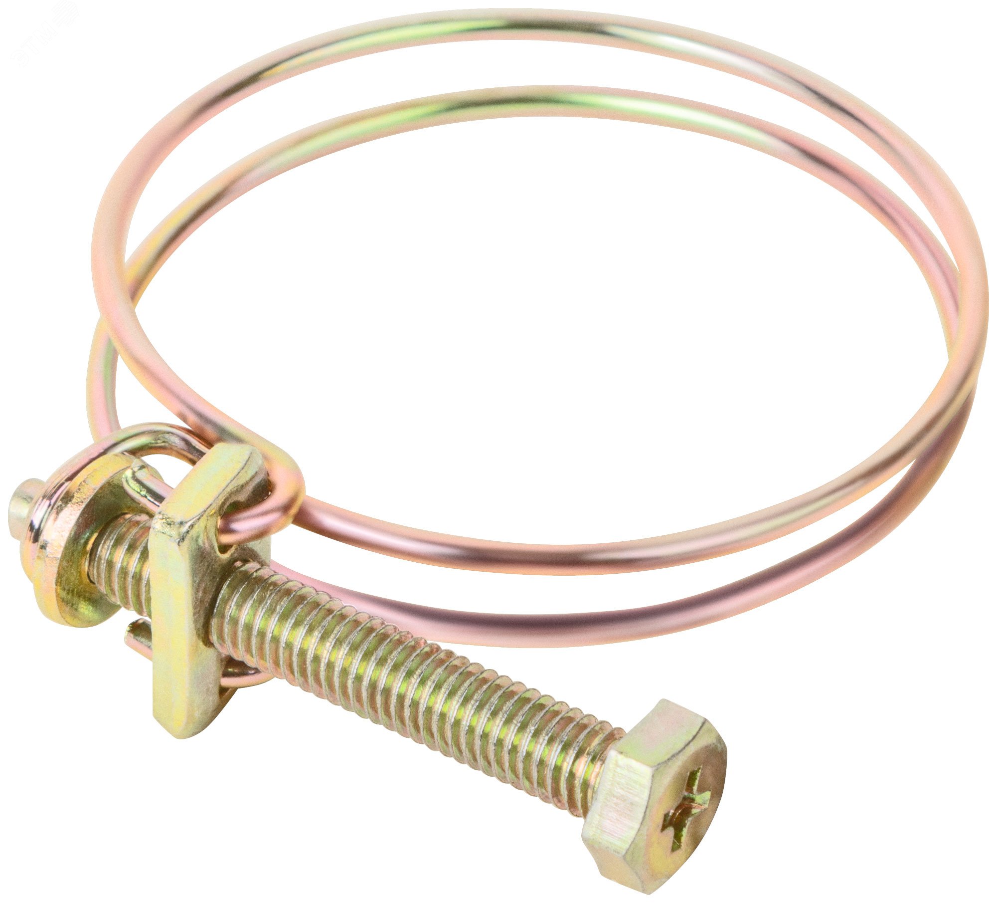 Изображение товара Хомут обжимной проволочный 45-50мм инструментальная сталь (шт)