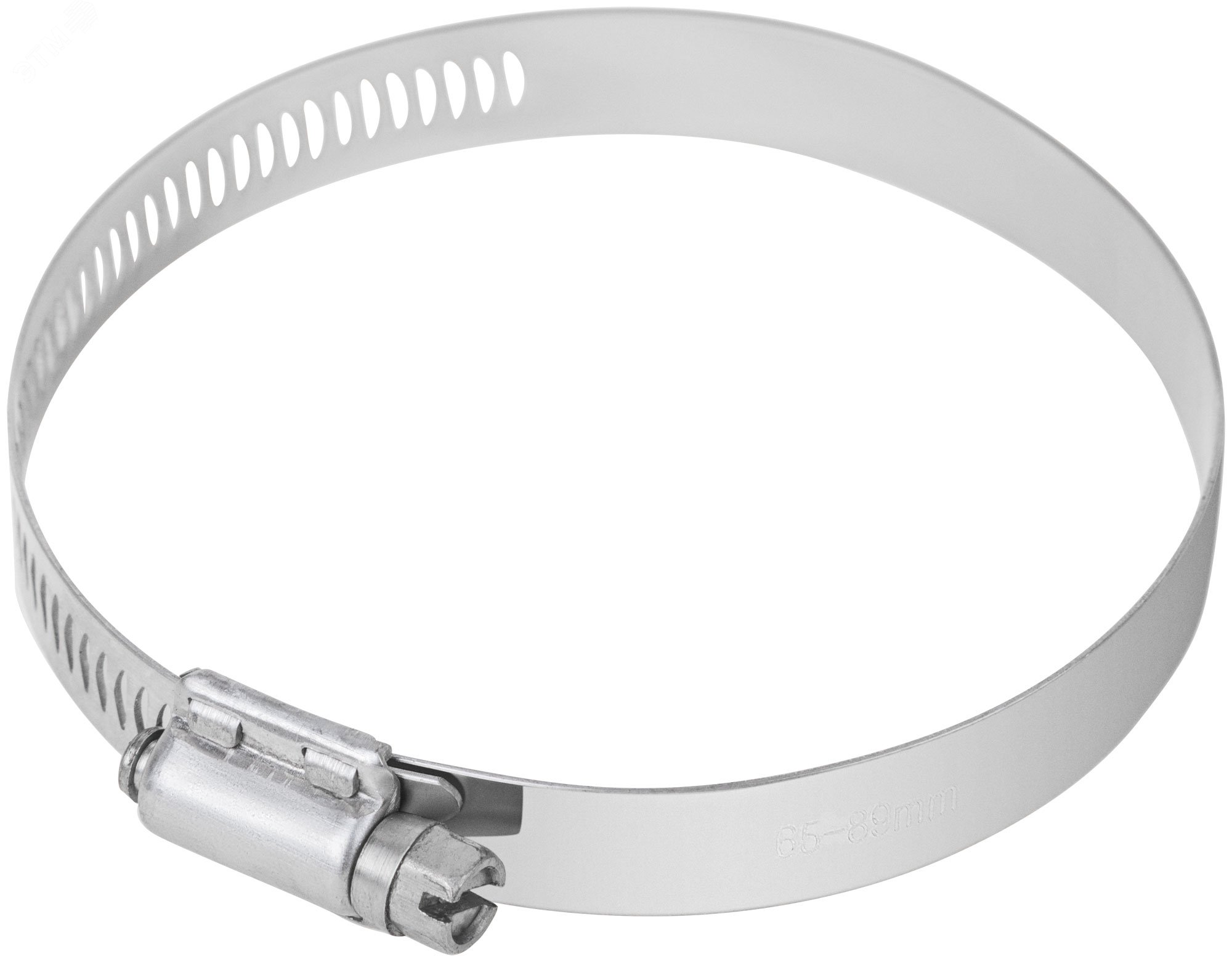 Изображение товара Хомут обжимной Хват 99315т 65-89 мм, нержавеющая сталь