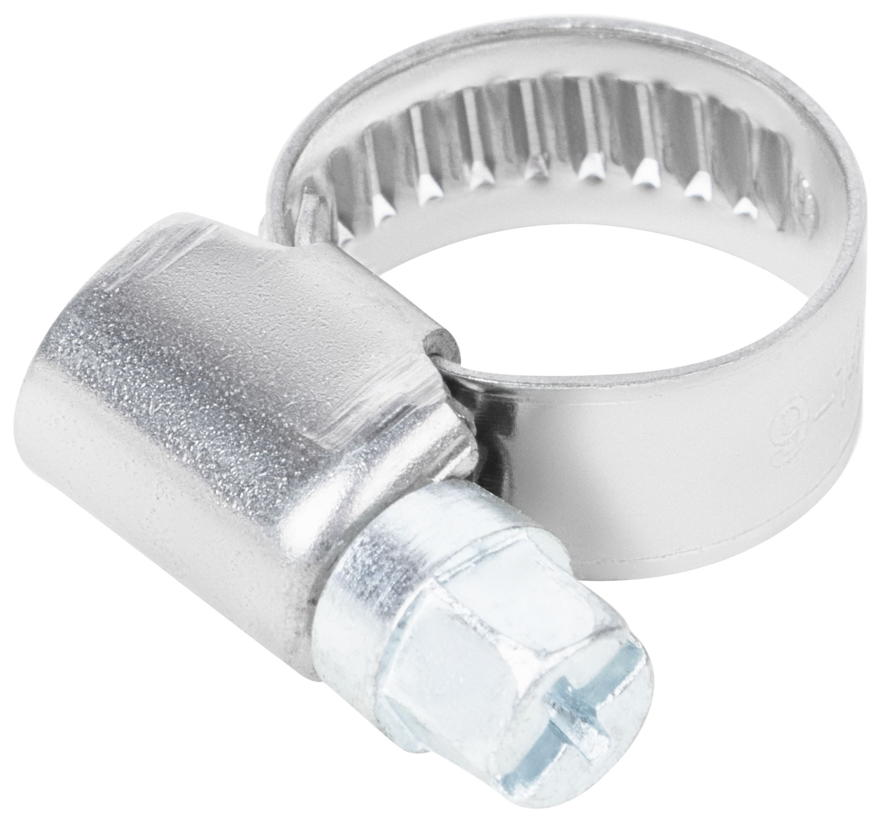 Хомут обжимной накатной 9-14мм нержавеющая сталь 9мм