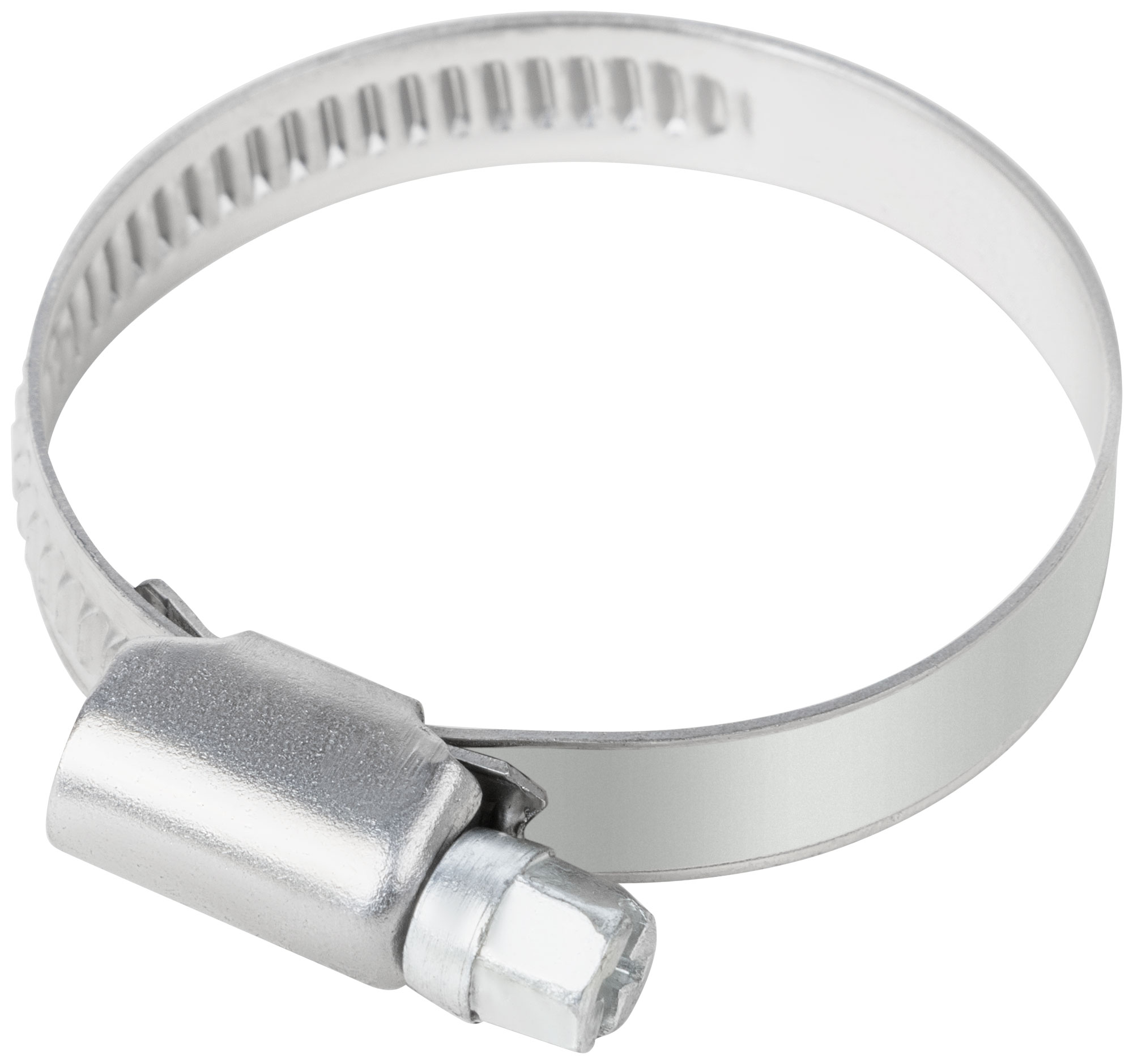 Хомут обжимной накатной 26-44мм нержавеющая сталь 9мм