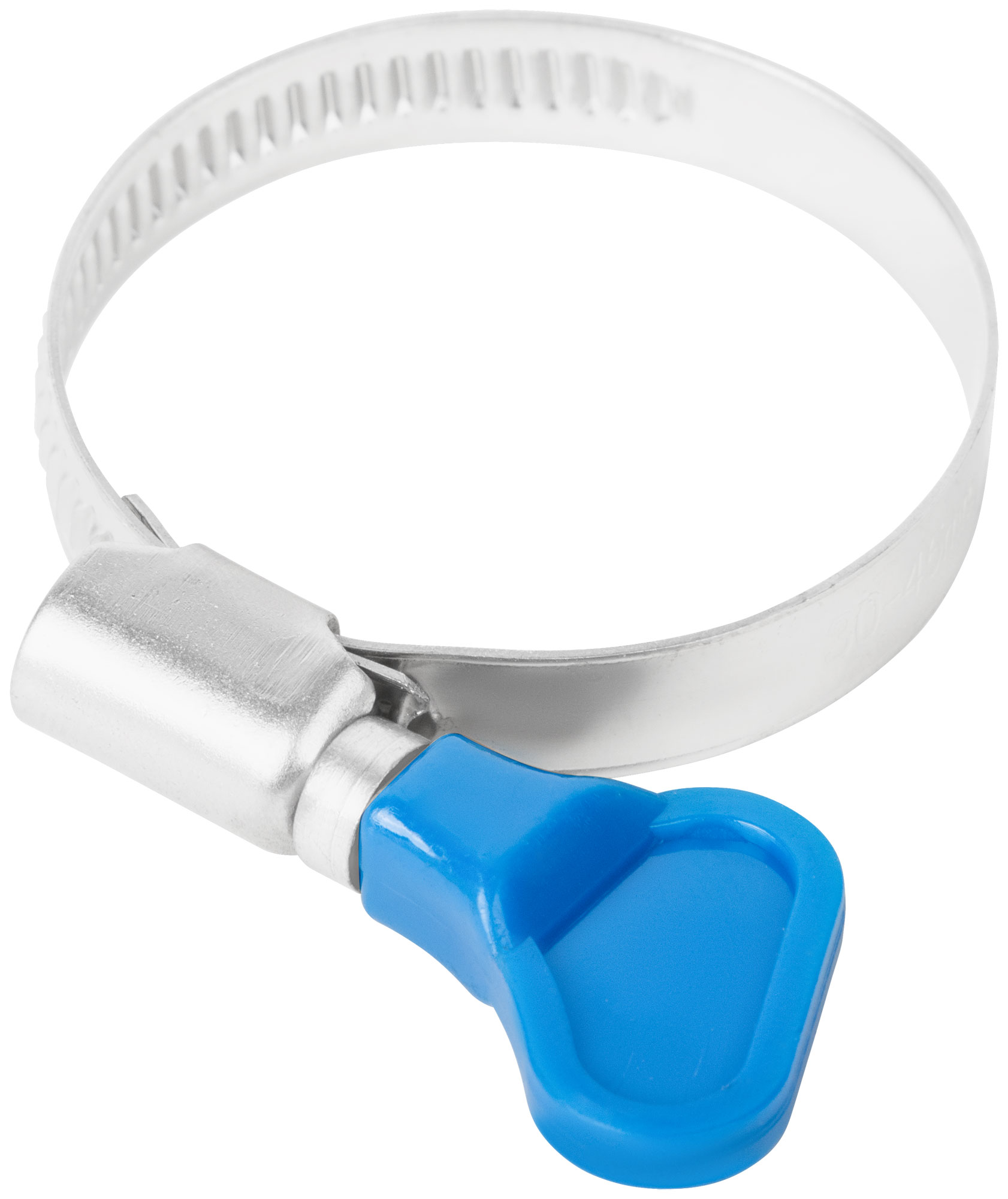 Хомут обжимной накатной 30-45мм нержавеющая сталь ширина 9мм с ключом