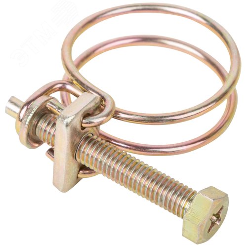 Хомут обжимной проволочный 20-24мм инструментальная сталь - фото 1