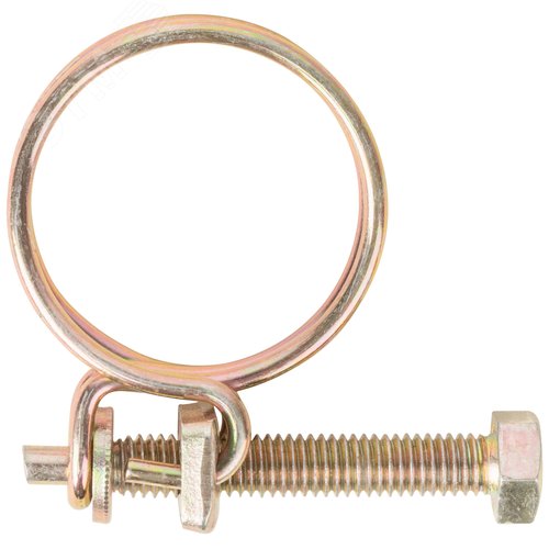 Хомут обжимной проволочный 20-24мм инструментальная сталь - фото 2