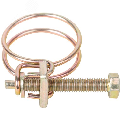 Хомут обжимной проволочный 20-24мм инструментальная сталь - фото 3