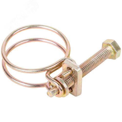 Хомут обжимной проволочный 20-24мм инструментальная сталь - фото 4